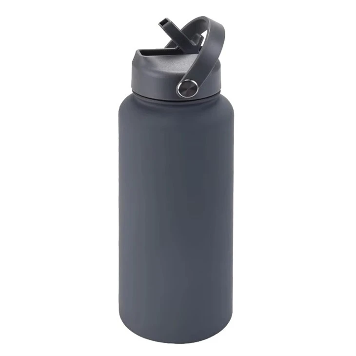 Insulated Drink Bottle With Straw